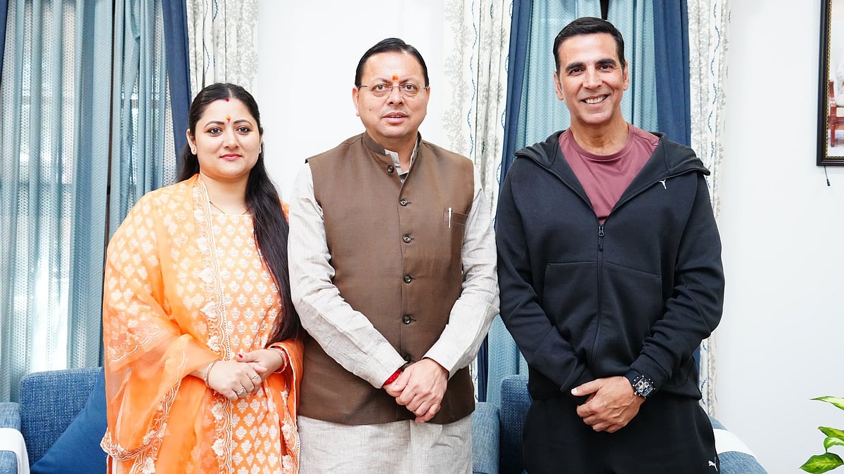 Akshay Kumar Meets Uttarakhand CM Pushkar Singh Dhami In Dehradun, Discusses Film Policy Amid Mussoorie Shoot
