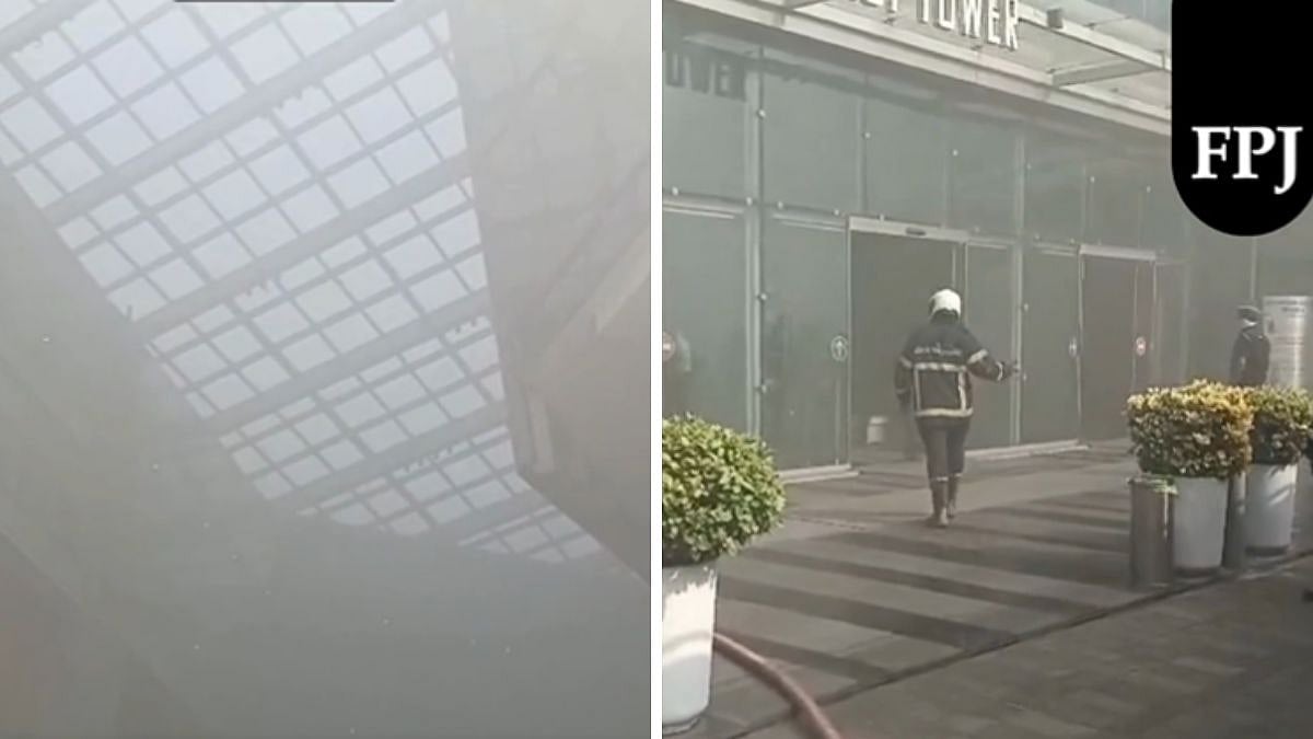 Mumbai: Fire Breaks Out At Kohinoor Square Opposite Sena Bhavan In Dadar - VIDEO