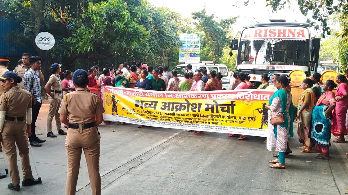 Mumbai: 800 Villagers, Fishermen Protest Against BMC’s Manori Desalination Plant Project