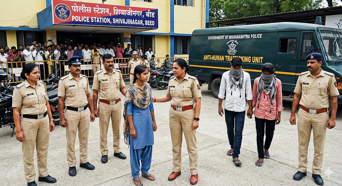 Beed Police Crack 5-Year-Old Case, Rescue Missing Girl; 4 Arrested
