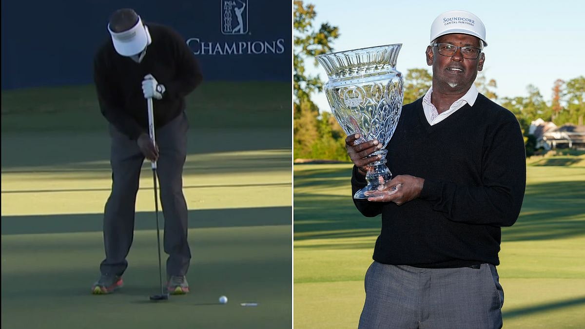 Vijay Singh Wins SAS Championship 2026 At 63, Becomes Second-Oldest PGA Tour Champions Winner Behind Bernhard Langer | Watch
