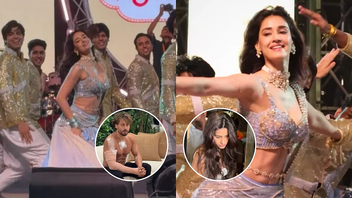 Disha Patani's Garba Performance At Ambani's Dandiya Night Moments Before Tiger Shroff Firing Incident Goes Viral