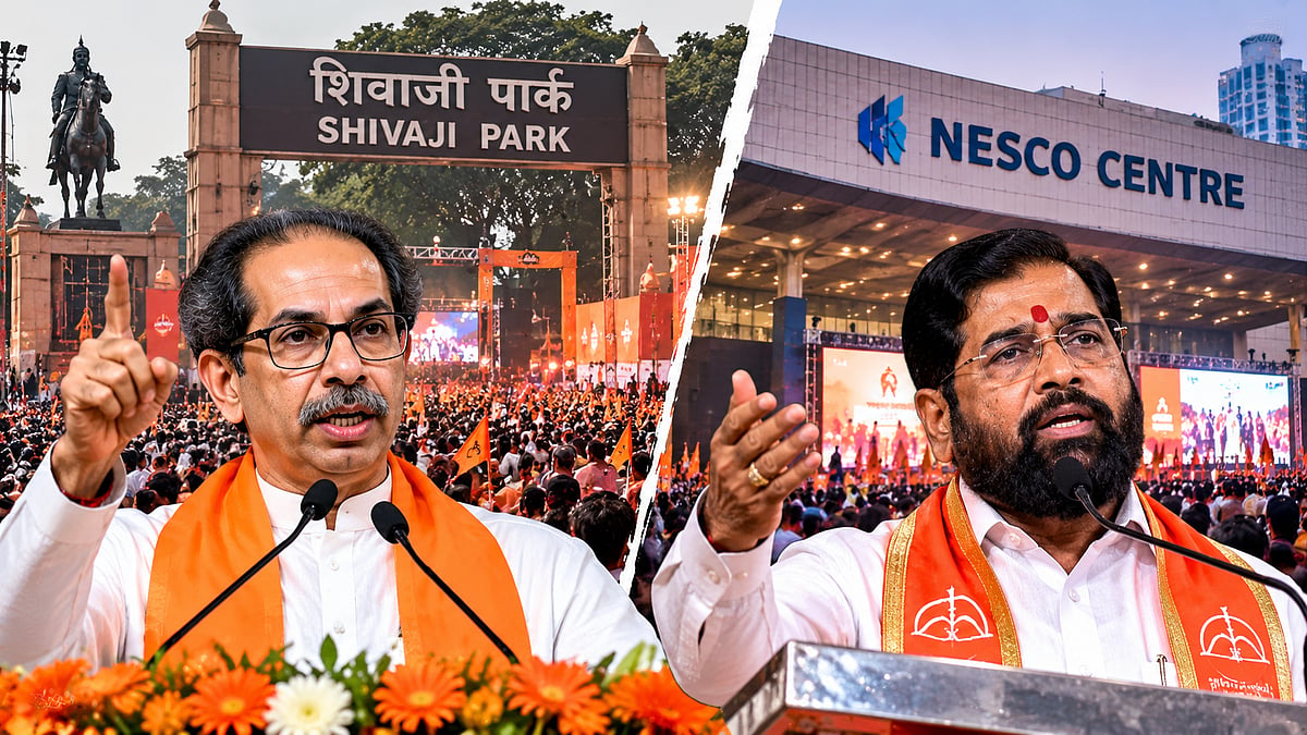 Mumbai Gears Up For Rival Dussehra Rallies As Thackeray Chooses Shivaji Park, Shinde Picks NESCO Centre
