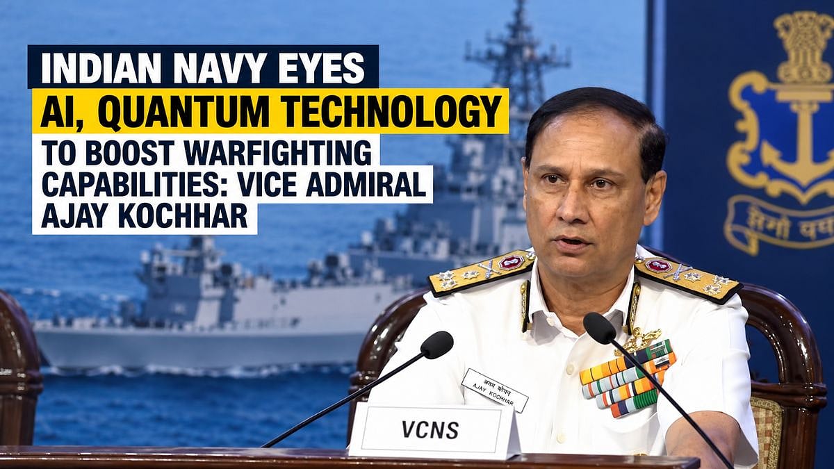 'Indian Navy Eyes AI And Quantum Technology To Boost Warfighting Capabilities': Vice Admiral Ajay Kochhar | VIDEO