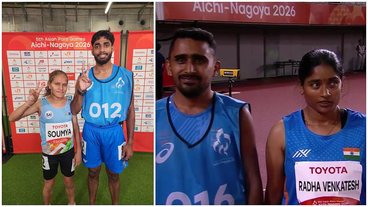 Asian Para Games 2026 Soumya Wins Gold, Radha Venkatesh Bags Silver In Women's 1500m In Japan