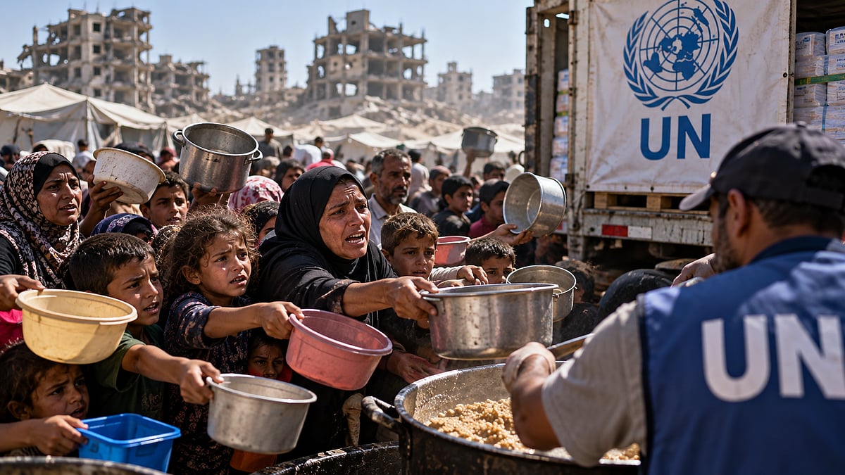 Gaza Food Crisis Deepens As UN Cuts Aid To 5 Lakh Palestinians Amid Funding Shortage
