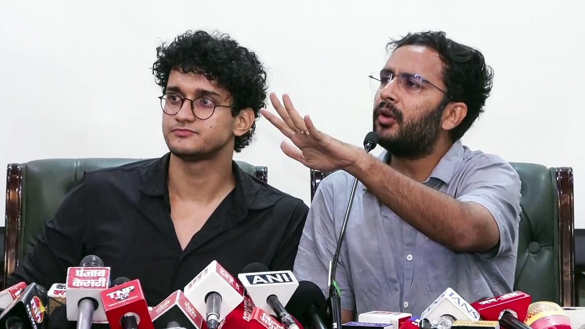 (L-R) CJP co-convenors Saurav Das and Ashutosh Ranka
