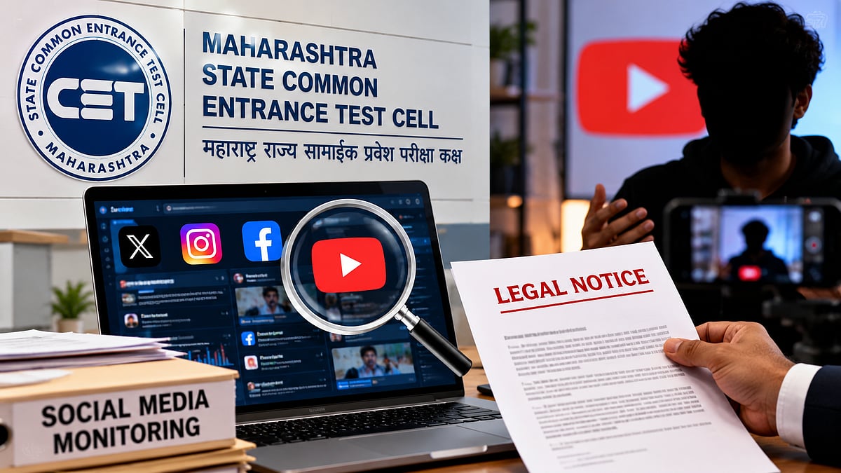 Maharashtra CET Cell Sets Up Task Force To Monitor Social Media, Sends Legal Notice To YouTuber