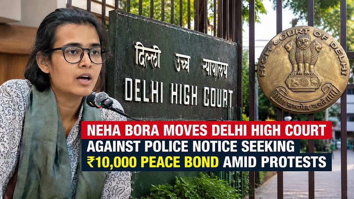 AISA Student Leader Neha Bora Moves Delhi High Court Against Police Notice Seeking ₹10,000 Peace Bond Amid SIR Protests