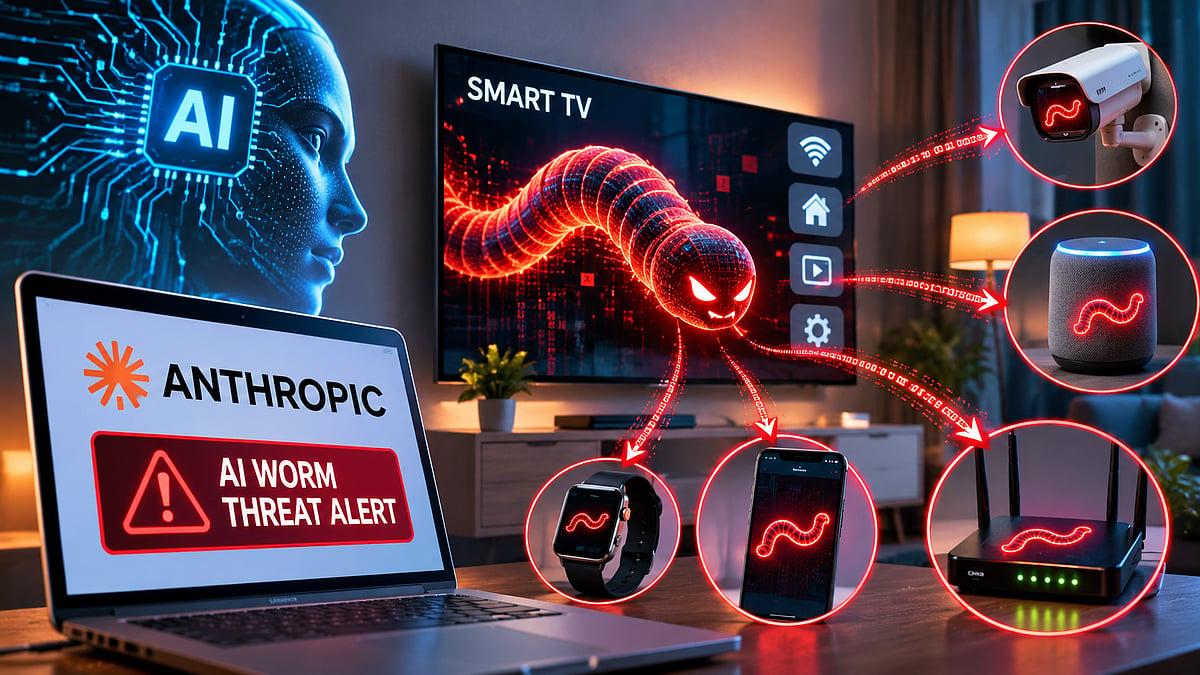 What Are Self-Replicating AI Worms? Anthropic Warns Of Threat That Could Spread Across Smart TVs & Connected Devices