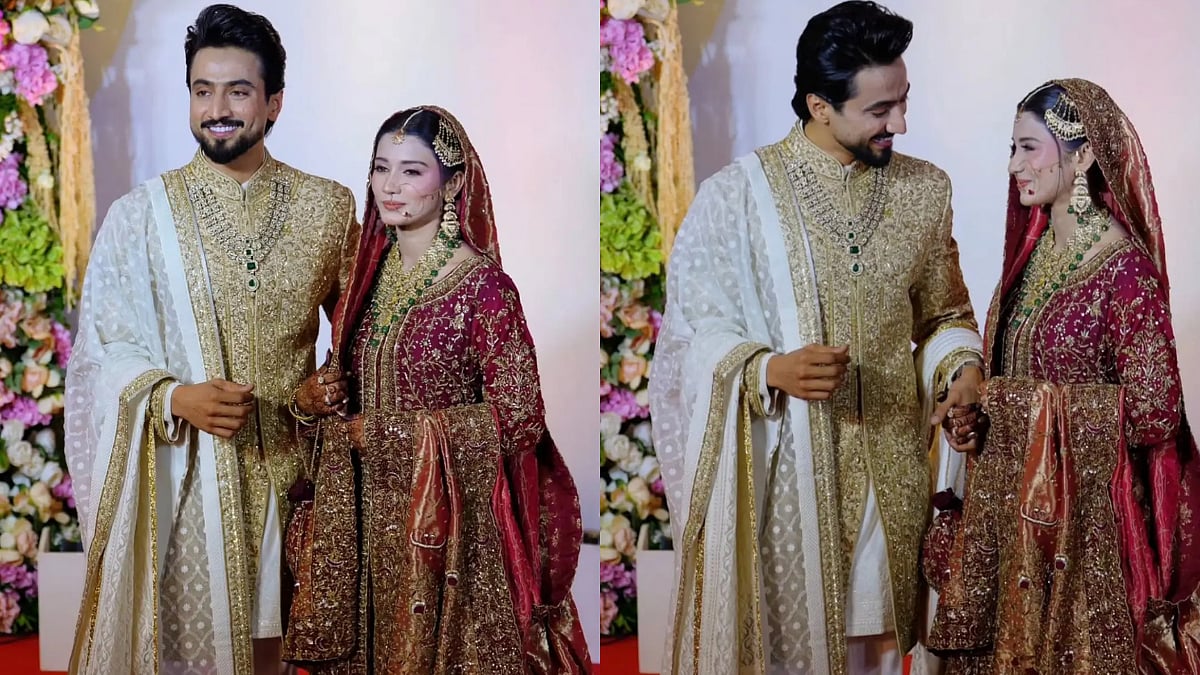 Mr. Faisu Dons ₹47 Lakh Watch And Bespoke Kundan Necklace At His Grand Mumbai Wedding Reception; Wife Tanya Shines In Dazzling 'Bridal Joda'