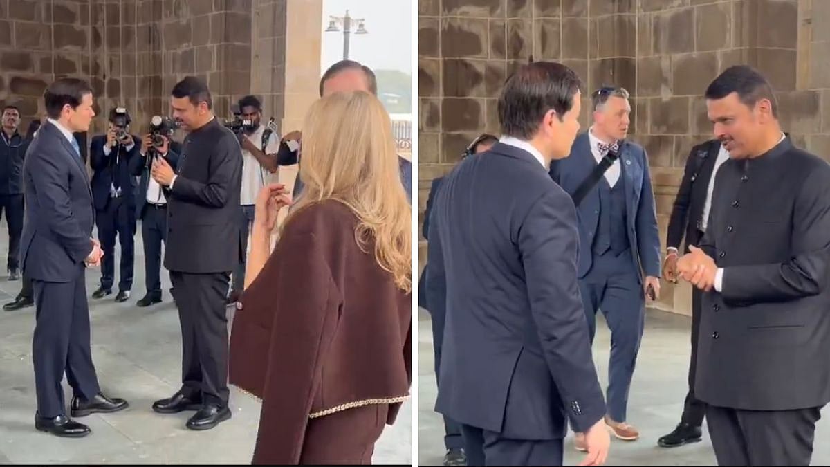 Devendra Fadnavis Welcomes US Secretary Of State Marco Rubio At Mumbai's Gateway Of India