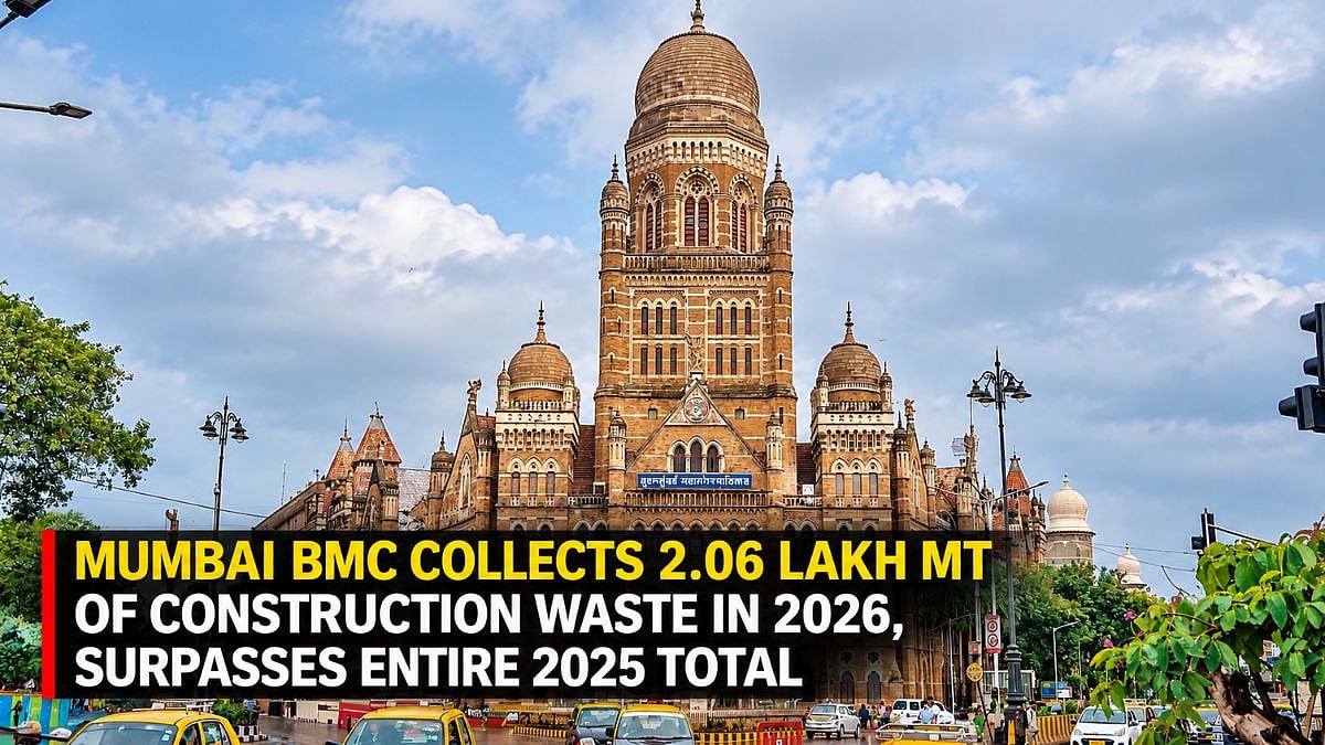 Mumbai: BMC Collects 2.06 Lakh Metric Tonnes Of Construction Waste In 2026, Surpasses Entire 2025 Total