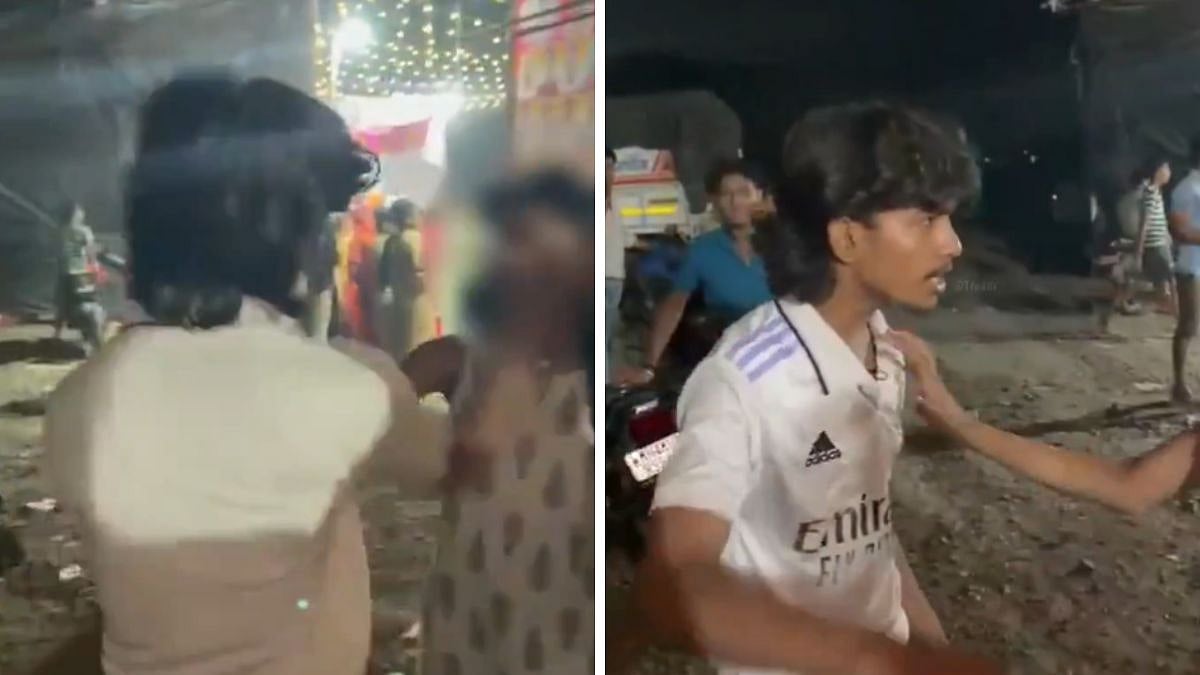 Nalasopara Youth Slaps Minor Girl After She Confronts Him Over Alleged Harassment At Garba Event, Bystanders Remain Mute Spectators; Video Goes Viral