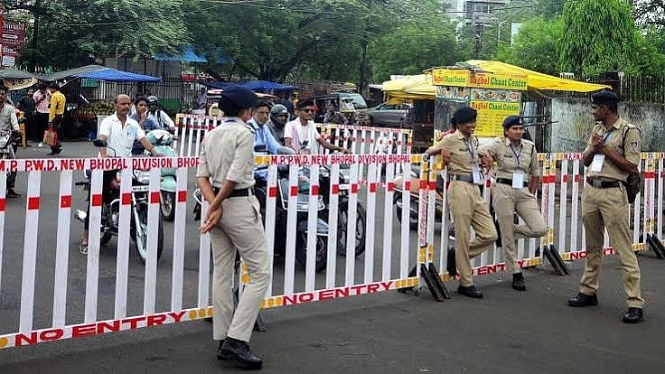 2,500 Cops, 12 Checkpoints, Drones In Sky! Bhopal Tightens Security For Grand Procession