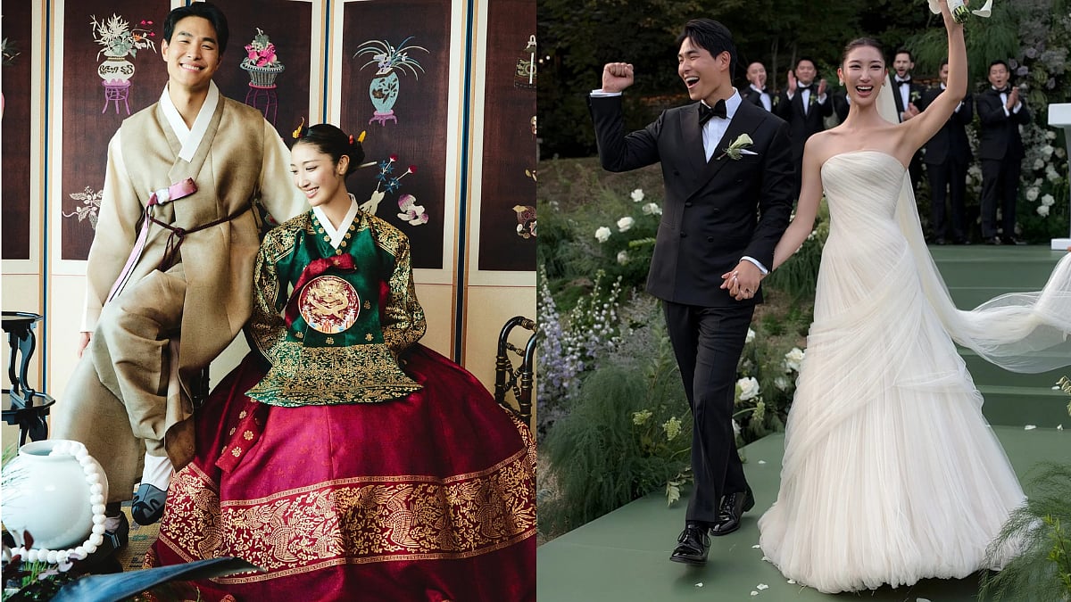 EJAE's Seoul Wedding Warbrobe: Every Hanbok And White Bridal Look K-Pop Demon Hunter Singer Wore To Marry Samuel Kim