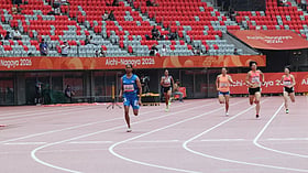 Deepthi Jeevanji wins women’s 400m T20 gold at Asian Para Games with record 56.36