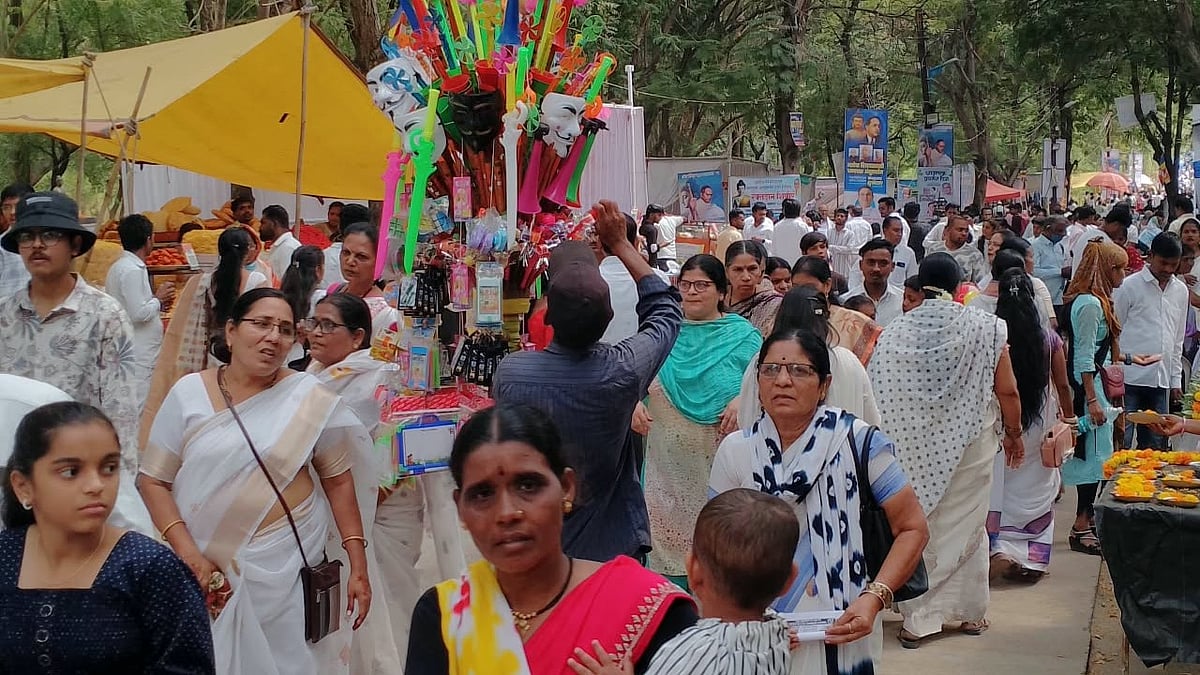 Chhatrapati Sambhajinagar: Buddha Leni Draws Thousands On Dhamma Chakra Pravartan Din