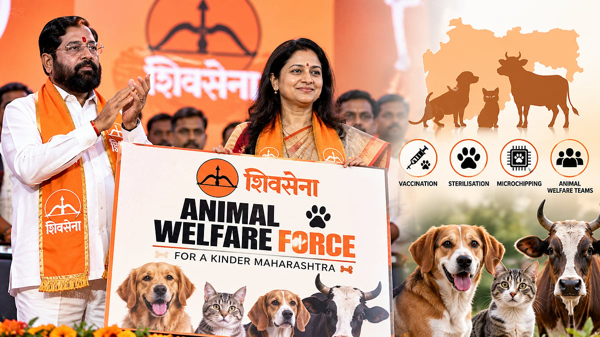 Shiv Sena Announes State-wide Animal Welfare Force During Dasara Gathering; Aims To Work On Identification & Microchipping Of Strays