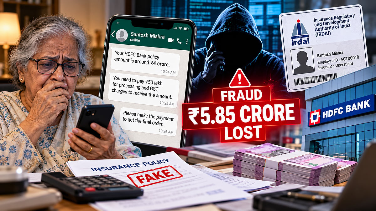 Mumbai Cyber Fraud: 78-Year-Old Bandra Woman Duped Of ₹5.85 Crore In Fake HDFC Insurance Policy Scam