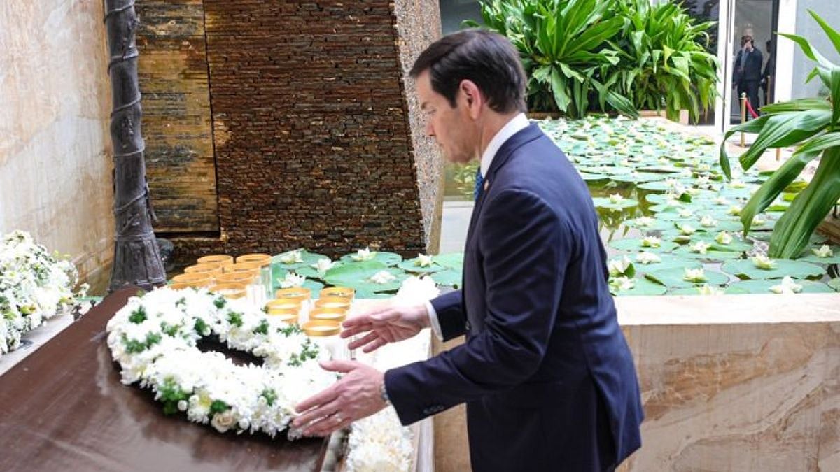 Marco Rubio Lays Wreath At 26/11 Memorial, Reaffirms US' Counter-Terrorism Solidarity With India 