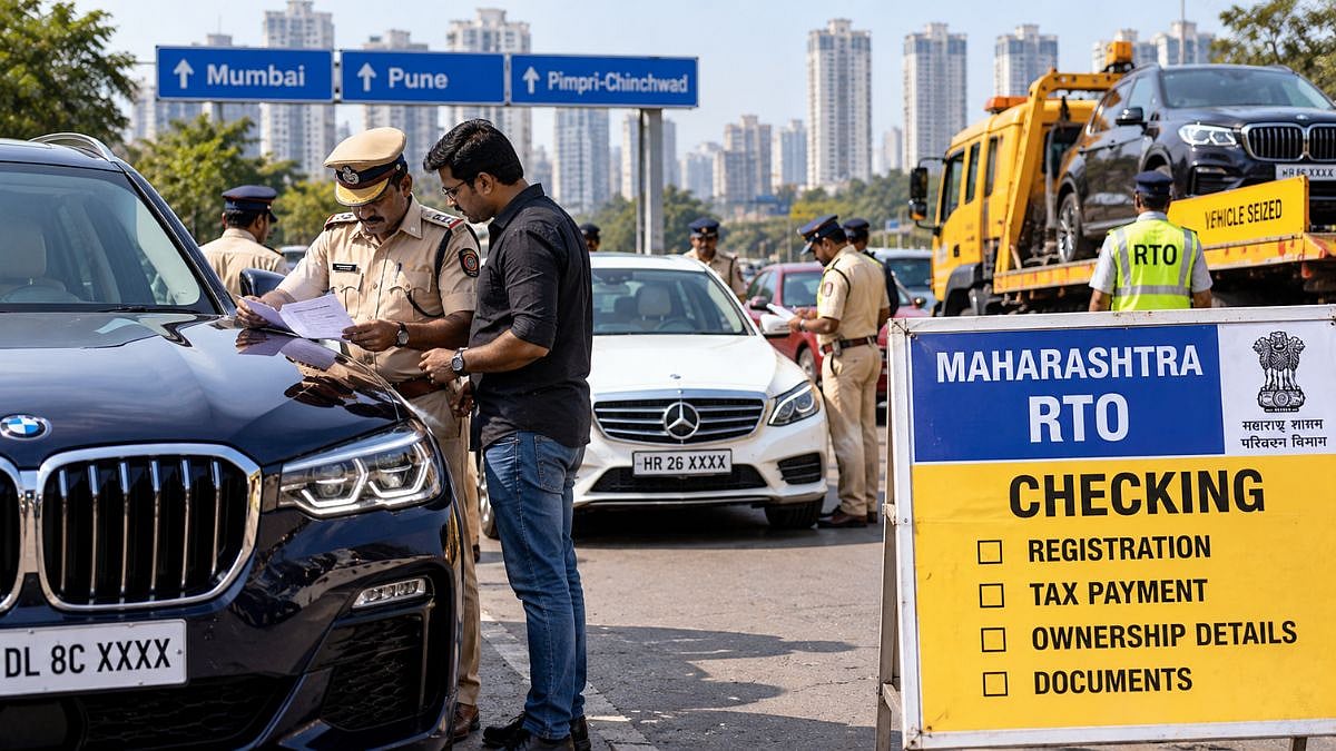 Maharashtra RTO Acts Against 475 Out-Of-State Vehicles, Recovers ₹24.09 Lakh In Fines