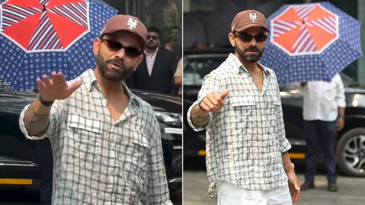 'Aur Kitni Der Ruku?': Virat Kohli Poses For Paparazzi Outside Airport; Video Goes Viral | VIDEO