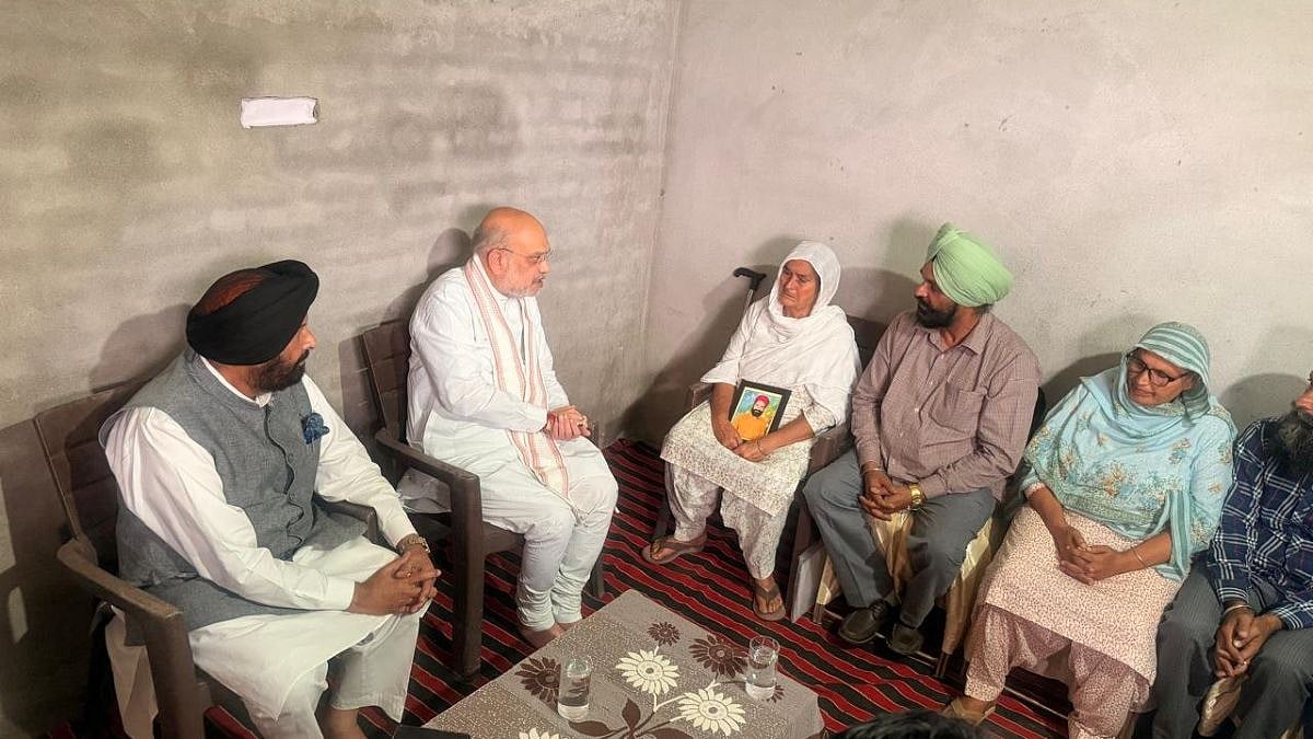 Amit Shah Visits Punjab’s Gurdaspur, Sangrur & Mansa To Meet Families Of 2 Men Who Died In Incidents Linked To Opposition To Drug Menace | Video