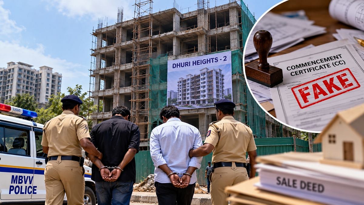 Palghar Crime: MBVV Police Arrest 2 Builders In Illegal Construction Scam Involving 113 Flat Buyers In Virar