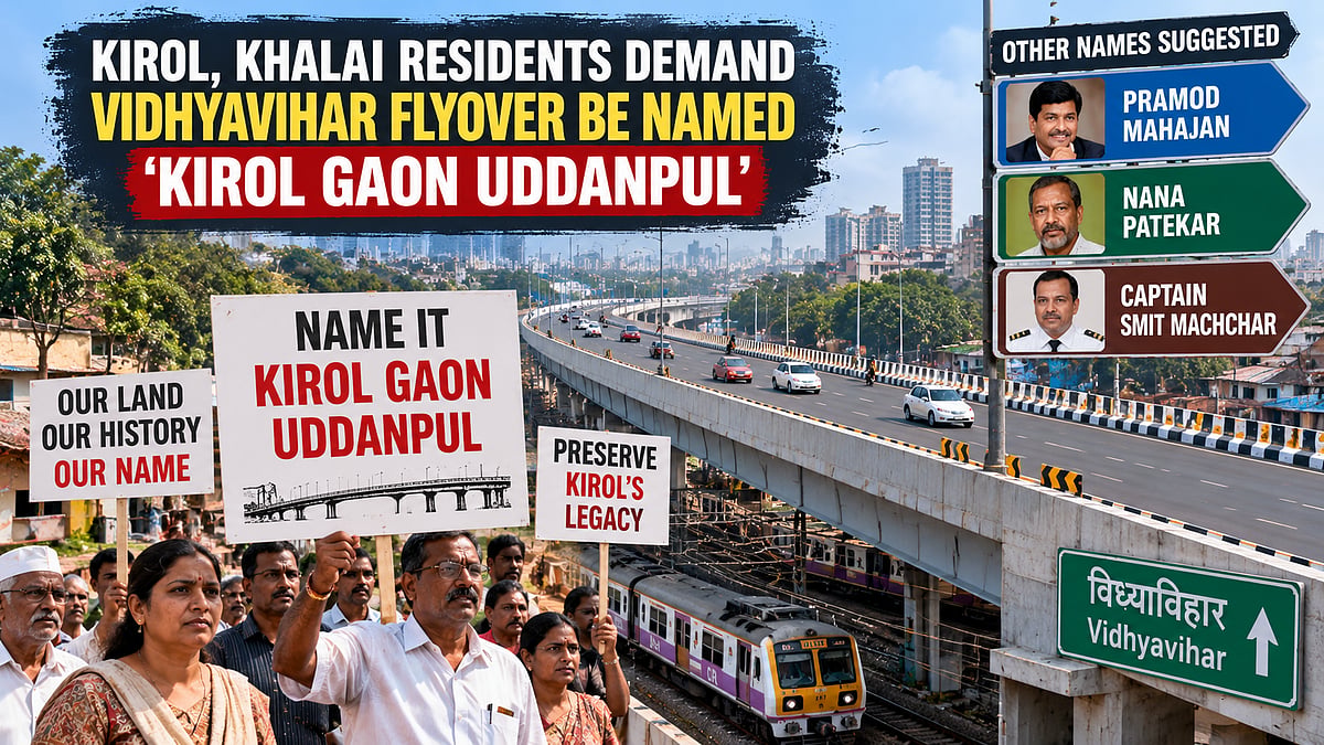 Kirol, Khalai Gaothan Residents Demand 'Kirol Gaon Uddanpul' Name For Vidyavihar Flyover Ahead Of October 22 Opening
