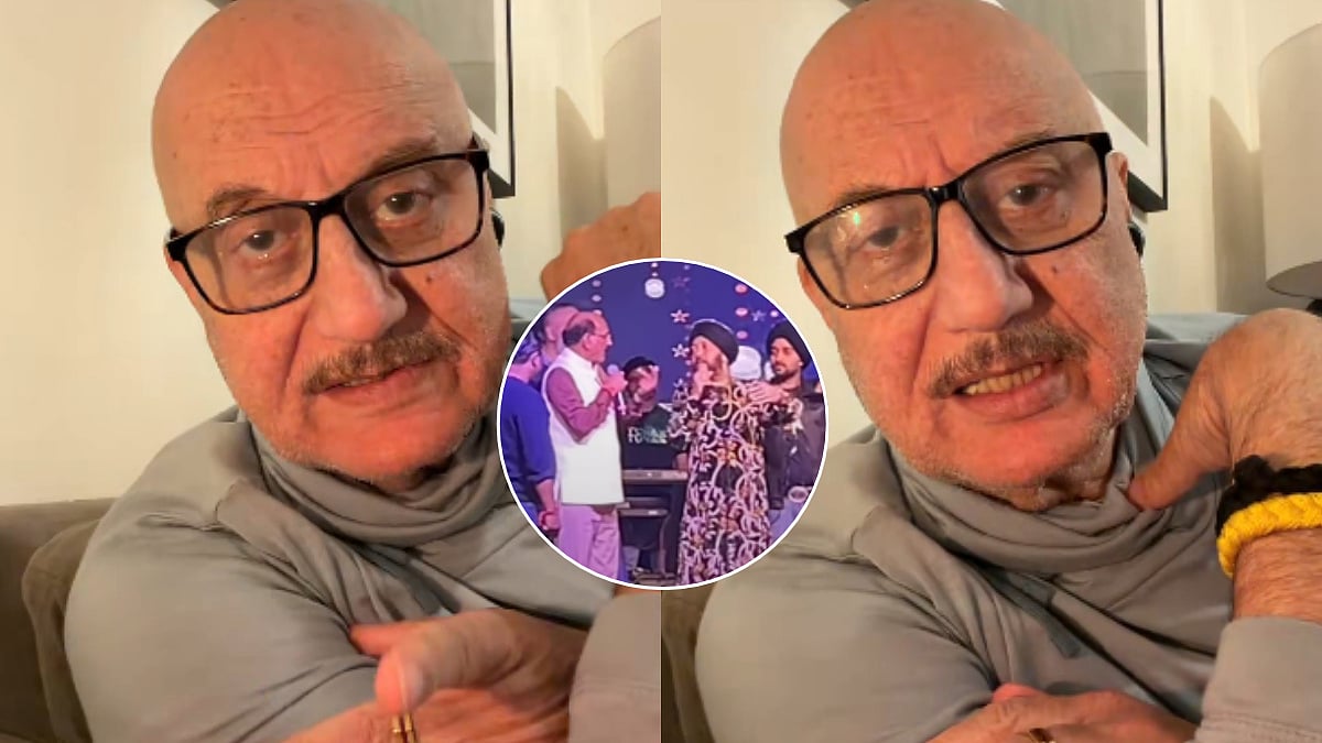 'Iss Tarah Ka Public Lanchan...': Anupam Kher Defends Daler Mehndi After On-Stage 'Drunk' Claims, Urges Industry to Support Him—VIDEO