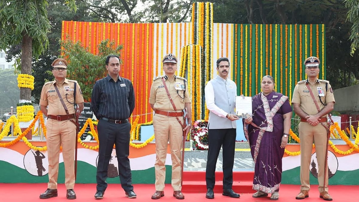 Nashik: Wives Of Martyred Police Personnel Honoured On Police Commemoration Day