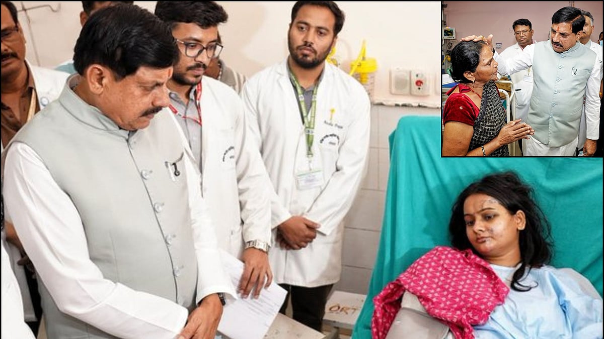 MP CM Mohan Yadav Visits AIIMS Bhopal To Meet Injured In Kota, Gwalior Accidents