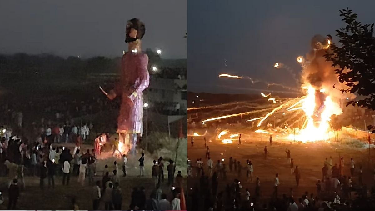 Ravana Effigy 'Strikes Back' At Crowd During Dahan At Dusshera Celebration; Alarming Video Goes Viral - WATCH