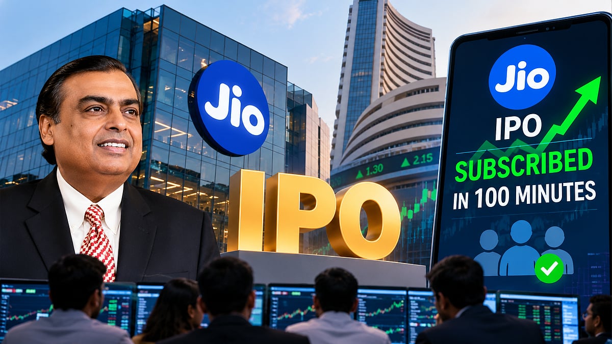 Jio IPO Fully Subscribed Within 100 Minutes Of Opening, Rs 30,213 Crore Mega Issue Sees Strong Institutional Demand