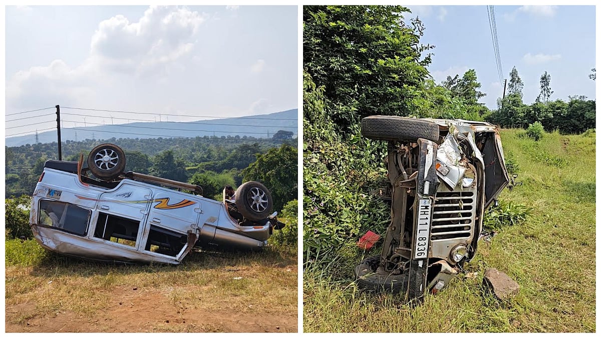 Karad: Ten Injured As Two Jeeps Plunge Into Ravine And Ditch Near Koynanagar
