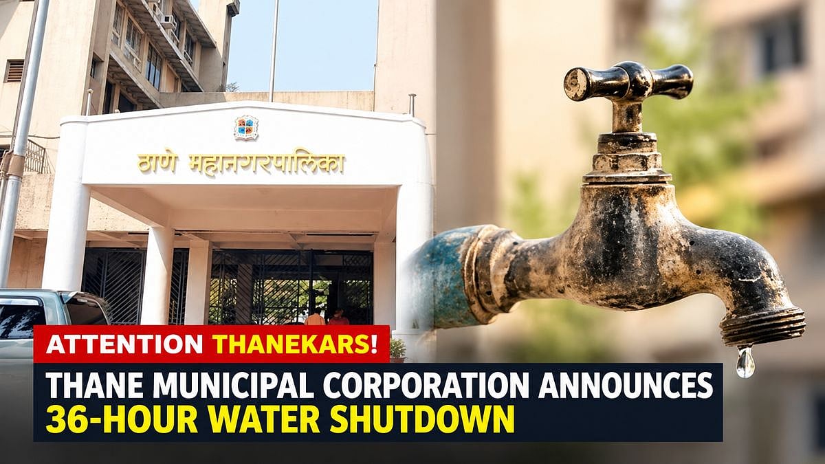 Attention Thanekars! Thane Municipal Corporation Announces 36-Hour Water Shutdown In Parts Of City From Midnight On October 22; Check Affected Areas