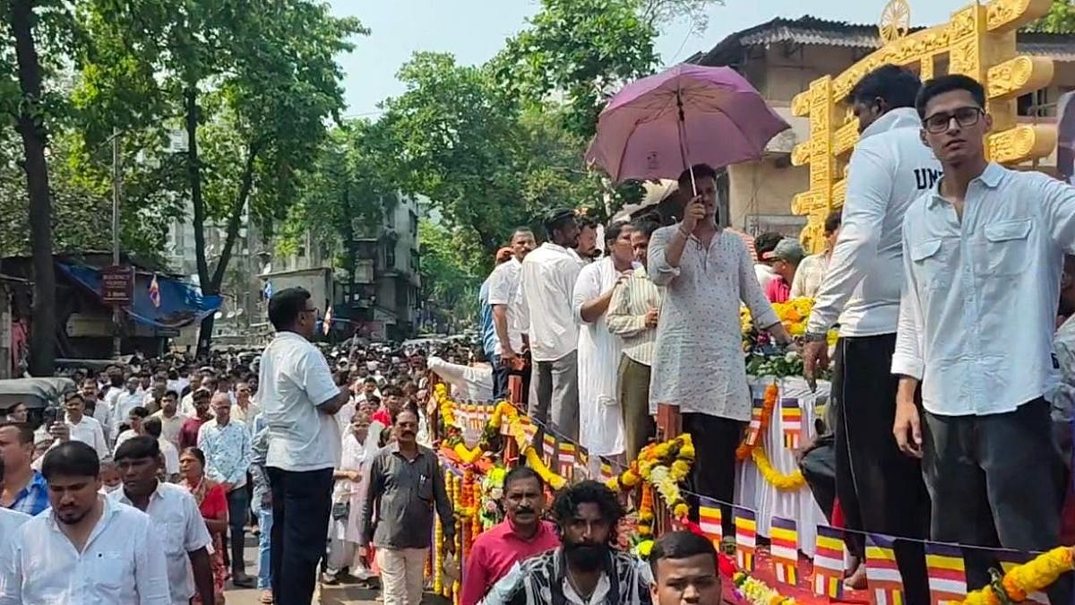 Thane: Thousands Gather To Bid Farewell To Veteran Ambedkarite Leader Karmaveer Sunil Khambe