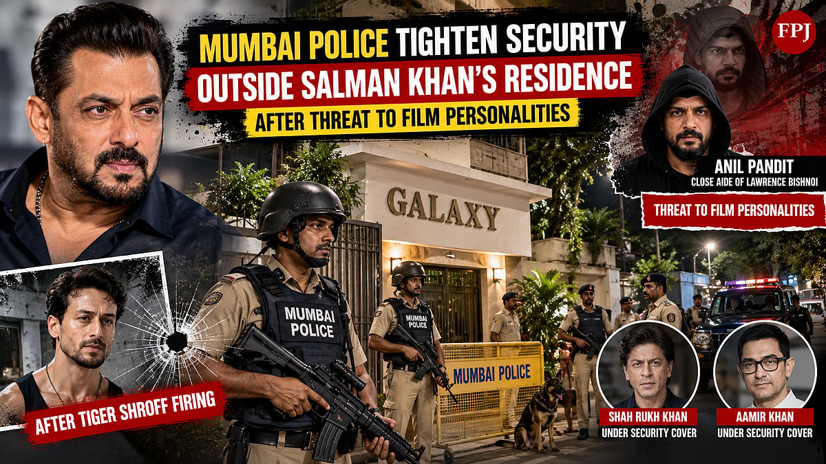 Salman Khan's Bandra Residence Under Heavy Police Security After Tiger Shroff Firing; Vigil Stepped Up Outside Rohit Shetty's Home