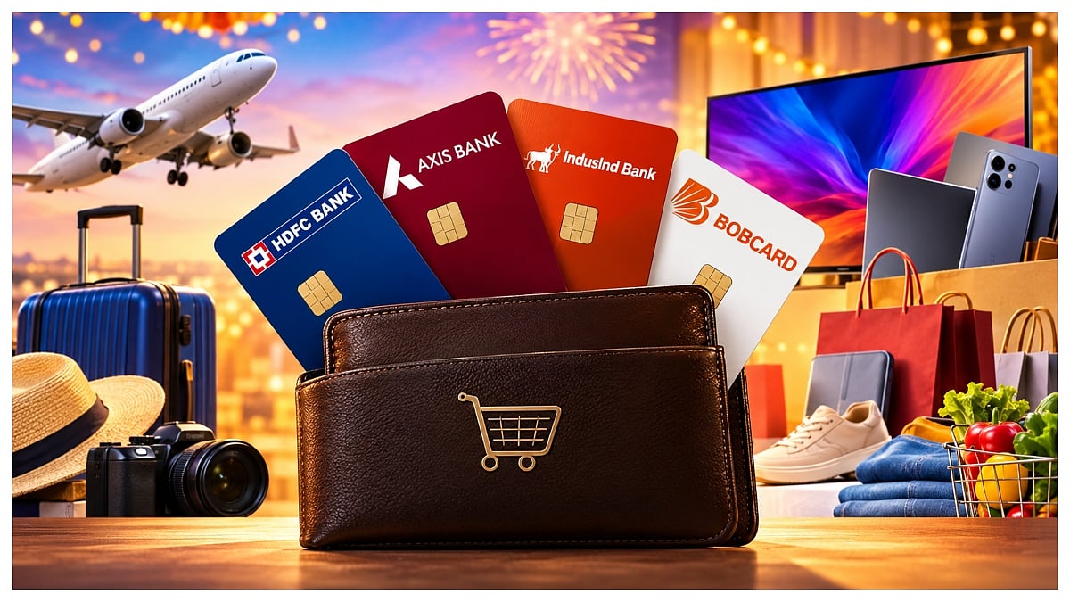 Festive Credit Card Offers 2026, Check HDFC Bank, Axis Bank, IndusInd Bank And BOBCARD Discounts On Travel, Electronics, Fashion & Groceries
