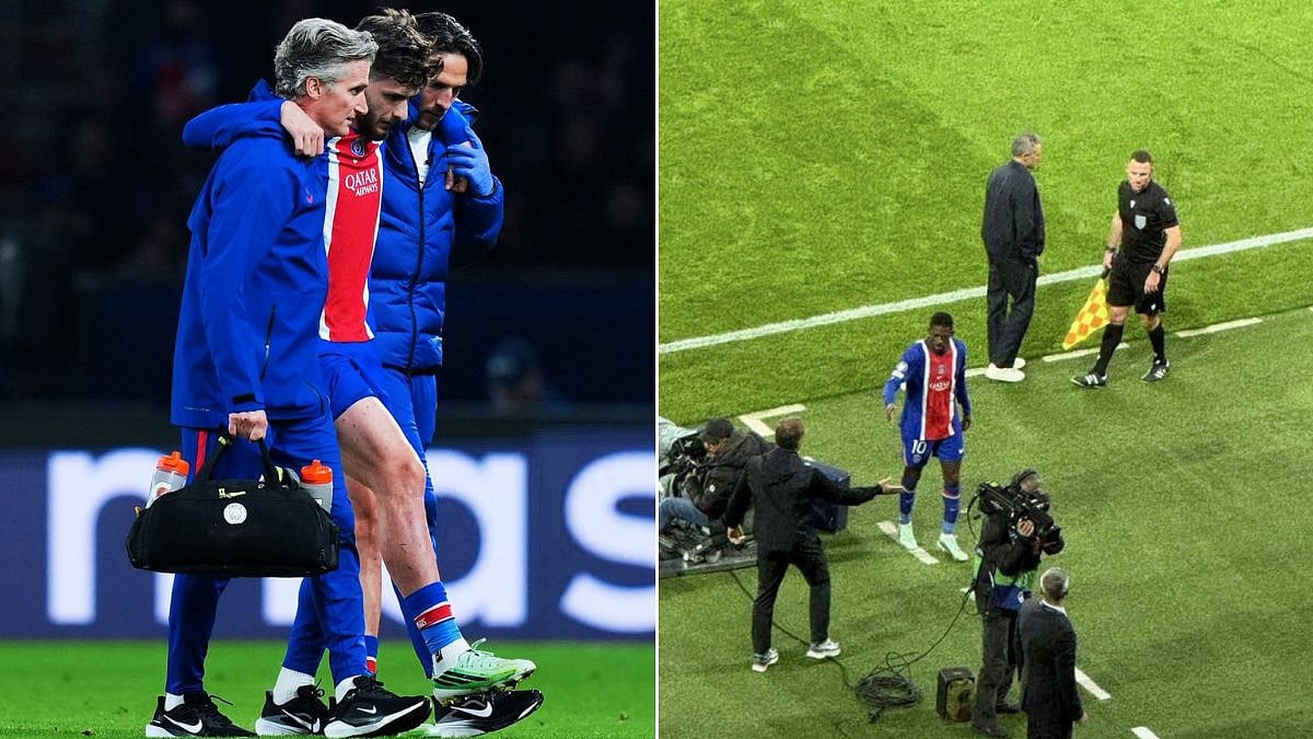 PSG Hit By Double Injury Blow Against Barcelona As Ousmane Dembélé & Khvicha Kvaratskhelia Forced Off During Champions League Clash