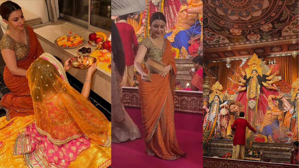From Dhunuchi Naach To Kanya Pujan, Soha Ali Khan Shares Glimpses Of Her Festive Celebrations