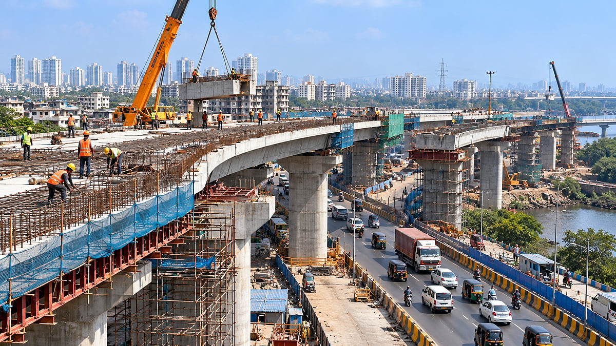 Mumbai's ₹1,725 Crore Mankhurd Flyover 40% Complete, To Cut Travel Time From 20 Minutes To 5 By 2028