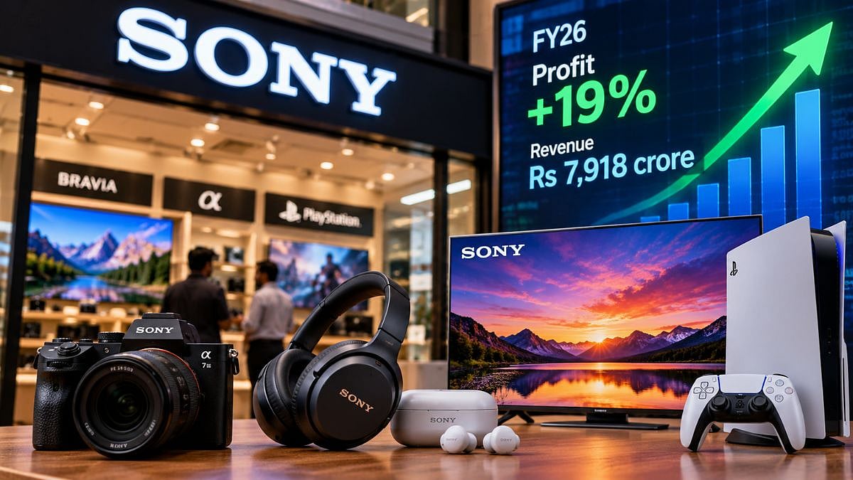 Sony India FY26 Profit Rises 19 Per Cent To ₹186.88 Crore, Revenue Edges Up 0.85 Pc To ₹7,917.99...