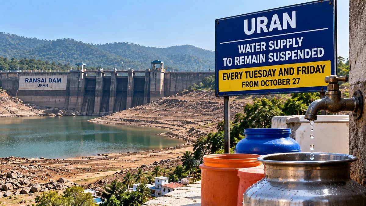 Uran To Face 2-Day Weekly Water Cuts From October 27 As Ransai Dam Levels Decline
