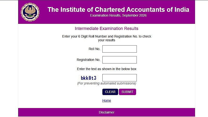 ICAI CA Intermediate September 2026 Result OUT At caresults.icai.org; Direct Link To Download Scorecard