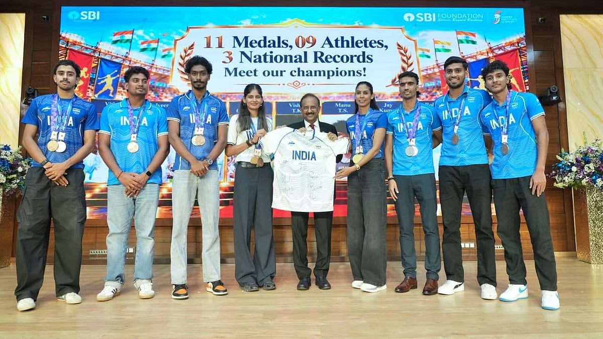 SBI Felicitates Nine Bank-Supported Medal Winners Of Asian Games 2026