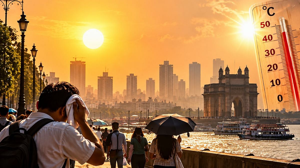 Mumbai Weather Update: IMD Issues Yellow Alert As Temperatures Cross 37°C, Hot And Humid Conditions To Continue; City's AQI Deteriorates