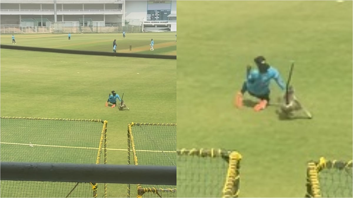 'Mini Heart Attack': Monkey Invades Cricket Field, Startles Vidarbha's Uma Kashvi During U19 Match; VIDEO