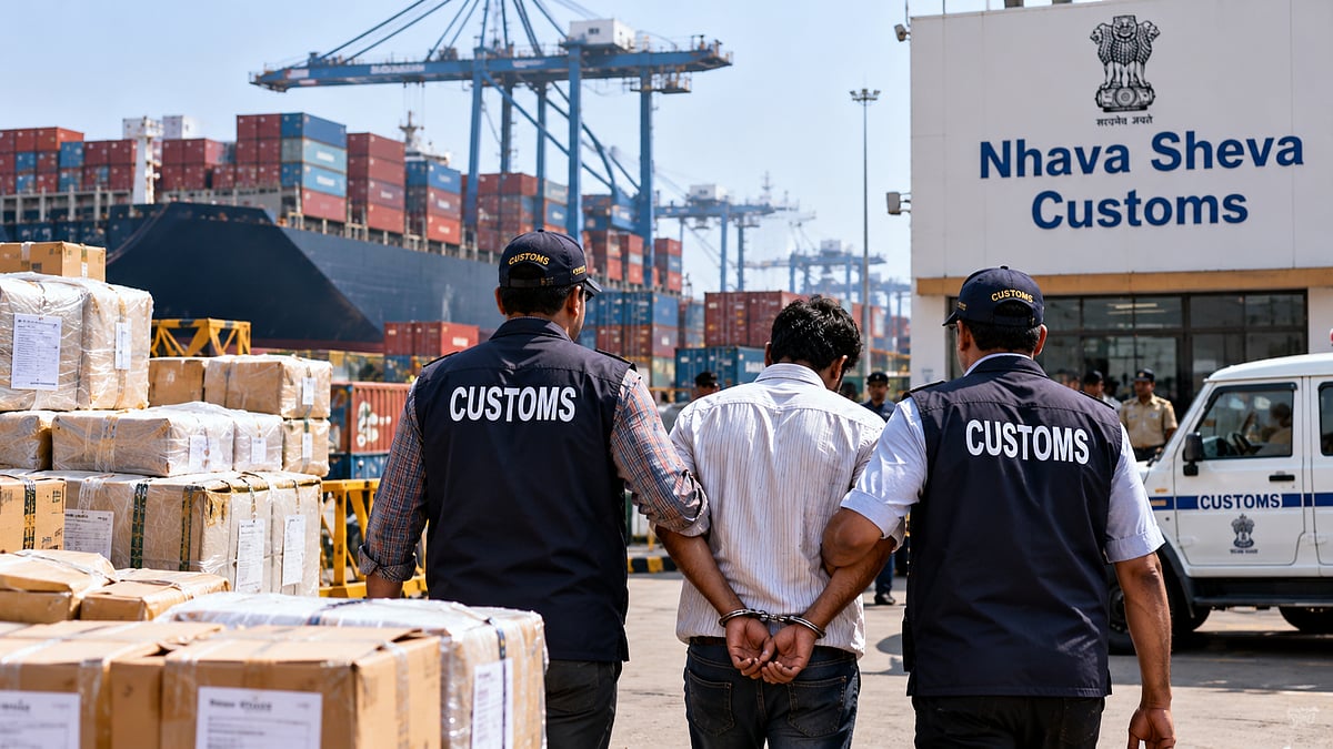Nhava Sheva Customs Arrests Trader In ₹35-Crore Customs Duty Evasion Case